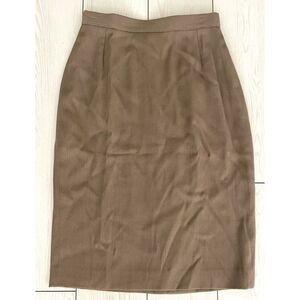 Giorgio Armani Brown Pencil Skirt